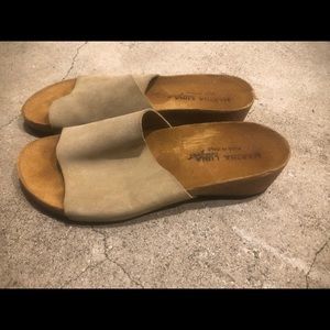 Women Marina Luna Open Toe Shoe size 8